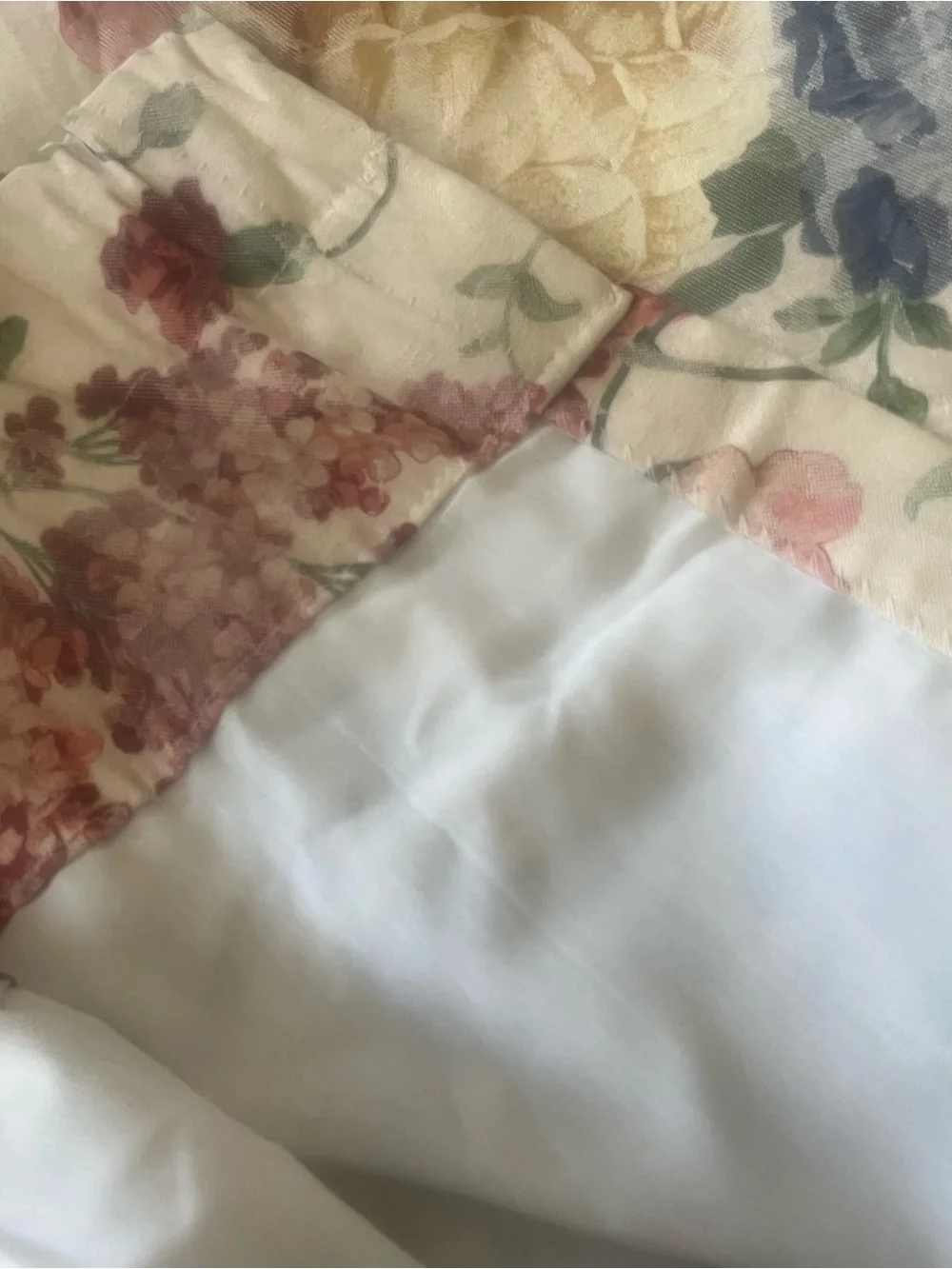 jcpenney Floral Panel Curtain in Pink, Yellow and Green